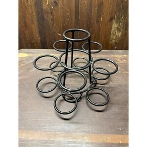 Black Wrought Iron Fruit Display